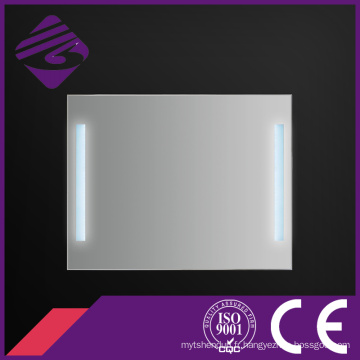 Jnh144 Saso Rectangle Silver Capteur de salle de bain miroir avec éclairage LED